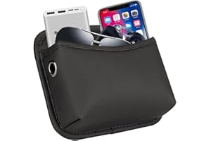 HiGropcore Storage Box for Car Seats, Car Organiser, Centre Console, Car Seat Console, Side Pockets, Car Accessories, Front Seats, Side Pocket, Leather Storage Bag