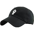 KBSV-029 BLK Fist Dad Hat Baseball Cap Polo Style Adjustable