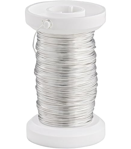 RAYHER HOBBY Rayher 2402600 Zilverdraad met koperen kern, diameter 0,30 mm, kunststof spoel 50 m, nikkelvrij, zilverdraad om te knutselen, binddraad, wikkeldraad, sierdraad RAYHER HOBBY Rayher 2402600 Zilverdraad met koperen kern, diameter 0,30 mm, kunststof spoel 50 m, nikkelvrij, zilverdraad om te knutselen, binddraad, wikkeldraad, sierdraad