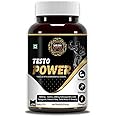 Shudh Kaama Testo Power Natural Testosterone Booster for Men with Tribulus, Ashwagandha and Safed Musli for Strength, Stamina, Energy and Muscle Gain – 60 Tablets