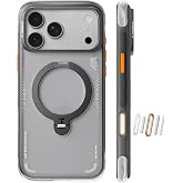 TORRAS Ostand Q3 Air iPhone 17 Pro Kılıfı (6,3 in&ccedil;) &ndash; G&uuml;&ccedil;l&uuml; Manyetik Standlı, MagSafe Uyumlu, Hava Yastıklı Askeri Darbe Koru