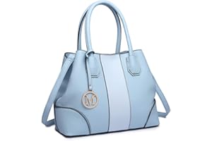 Miss Lulu Fashion Handbags for Women Shoulder Bag Elegant Top Handle PU Leather Bag with Button and Zipper