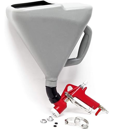Pistolet à Crépir Pneumatique 1.5 Gallon avec 3 Buses (4,0 mm/6,0 mm/8