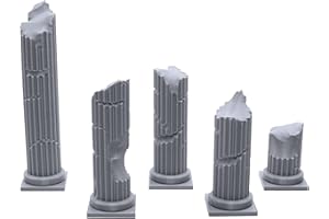 EnderToys Piliers Romains ruinÃƒ©s pour Table 28 mm Miniatures Wargame, Impression 3D et Peut Ãƒªtre Peint