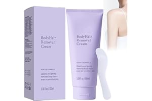 OXGPAL Body Hair Removal Cream for Women and Men, with Spatula Applicator, Gentle Formula, Safe for Sensitive Skin, for Legs, Bikini, Underarms 3.38fl oz