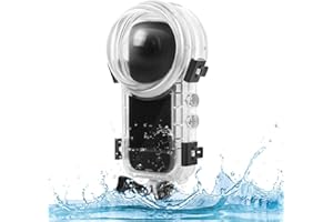 PRODROCAM 50M/164FT X4 Carcasa impermeable para cámara de acción Insta360 X4 accesorios de cámara de buceo alrededor de la invisibilidad submarina carcasa protectora