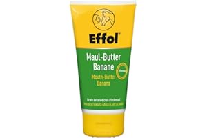 Effol Maul-Butter® Banane für ein butterweiches Pferdemaul sorgt für mehr Zufriedenheit beim Pferd und erhöht somit die Reitqualität 150 ml