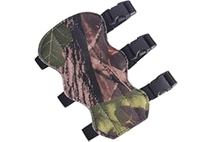 ANCLLO Protège-bras de tir à l'arc avec 3 sangles 19 cm