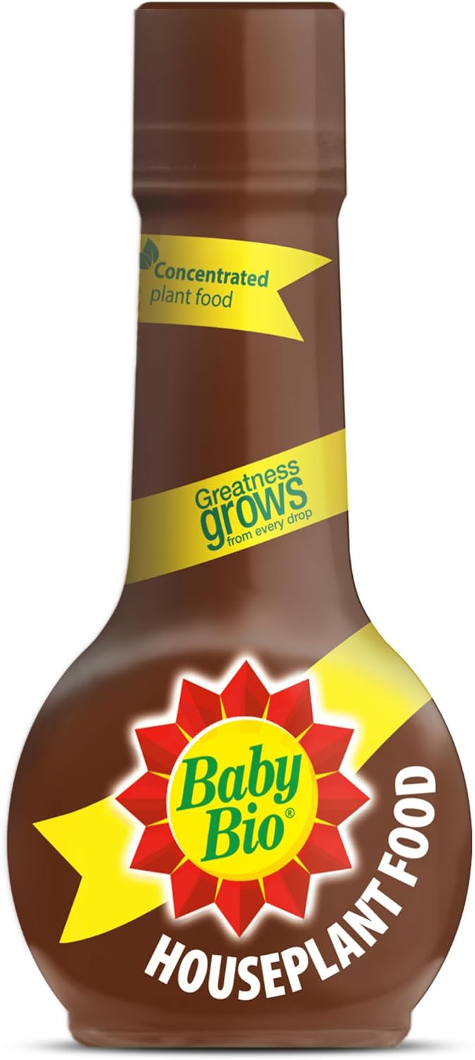 Baby Bio Houseplant Food, 175ml- Fertiliser for Growing Vibrant and Healthy Plants - Easy To Use House Plant Care - Concentrate Plant Food - Indoor Use Plant Nutrition