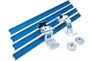 KREG Set de 8 rails métriques avec butées pour scies à onglets et tables de fraisage