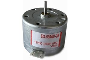 PILANG zxxin-Motore Elettrico Fai da Te Piccolo Motore, DC 6V 9V 12V CCW CW, EG-530AD-2B 2F 6B 6F 9B 9F 9F Motore, Parti di Riparazione del registratore Robusto e Durevole