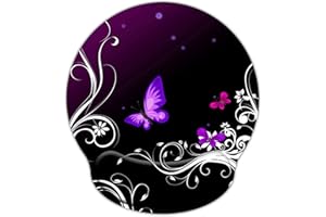 EYSCAR Tapis De Souris avec Repose Poignet en Gel, Confort avec Repose-Poignet Ergonomique pour Le Bureau, Jeu, Ordinateur, Ordinateur Portable et Mac