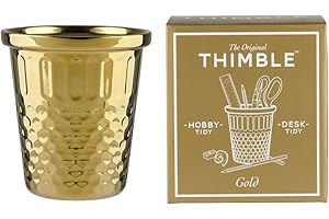 GÉNÉRIQUE Divers Pot à crayons géant Dé à coudre Doré