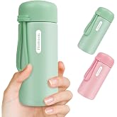 flintronic Mini Thermos, 150 ML Stainless Steel Thermal Water Bottle, Stainless Steel Portable Insulated Cup, BPA Free, Doubl