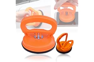 AIMISITE Dent Puller, Auto Dent Saugnapf Auto Body Dent Puller Repair Tools Kit Car Dent Repair Tools 2Pcs für Car Dent Repair (orange S+L)