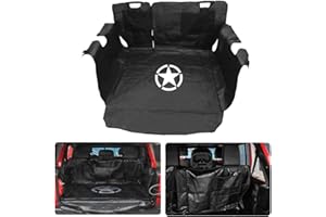 PSLER ® Maletero Cubierta de Carga Revestimiento Trasero Asientos Almacenamiento para Wrangler JK 2007-2017 y para Wrangler JL 2018-2023