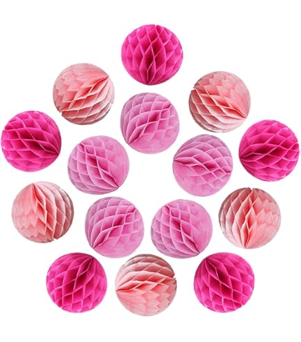 Palline Decorative A Nido D'Ape YLY's Love - 30 Pezzi, 10 Cm, Per Compleanni, Matrimoni E Feste, Set Blu - Foto 2
