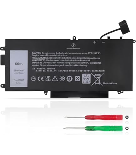Battery AKKU für Dell Latitude 12 5285 7.6V 60Wh K5XWW 725KY J0PGR