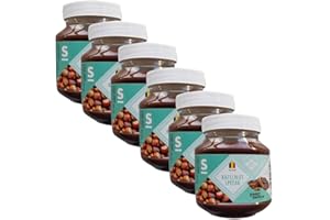 GREAT BRITISH TRADING LIMITED SWEET-SWITCH® - 6 x 350 g - Pâte à tartiner aux Noisettes - Choco - Régime - Réduit en sucres - Sans Gluten - Sans huile de palme - KETO