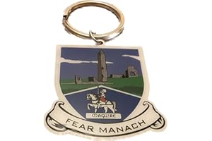 FERMANAGH Official ALL IRELAND GAA County crest ultra thin metal keyring