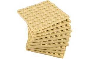 STEIN-EXPERTE Lego® Classic 8 x 8 płyty budowlane jasnobeżowe – 10 sztuk – idealna podstawa do Twoich projektów budowlanych!