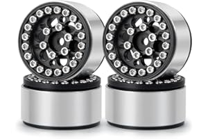 ZuoLan 1.0 RC Llanta Beadlock Wheel Rims for All 1/24th Axial SCX24 AXI90081 Deadbolt Gladiator Bronco RC Crawler Car Upgrades Accesorios