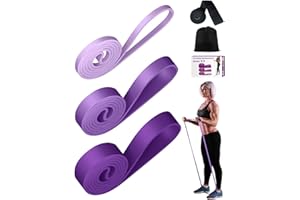 ENKIFUN Elastici Fitness 3 Tipi Di Resistenza con Ancoraggio Della Porta Banda Facile da Trasportare Utilizzata Per lo Yoga di Stretching Fisico di Allenamento Pilates