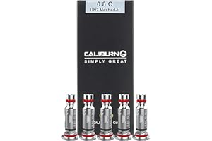SMARTGEK Caliburn G Coils 0.8 ohm (4 pcs) Replacement Coils for the Caliburn G Kit - Nicotine Free