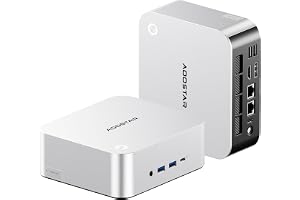 AOOSTAR MACO-L Mini PC, Ryzen AI 9 HX 470(12C/24T, up to 5.2GHz, 86Tops) 32GB LPDDR5 RAM M.2 SSD, Desktop Mini W11 Pro Radeon 890M/OCuLink/2xUSB4/2x2. LAN/4K Quad Screen/WiFi 7/BT5.4.4