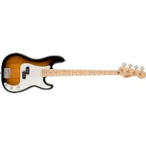 Squier by Fender Sonic Precision Bass Guitar, Beginner, Sunburst