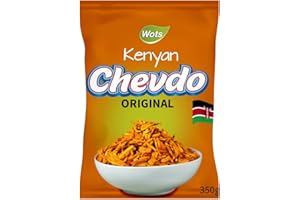 C&R Bharti Ben Wots Kenyan Chevdo Chevda Original Snack Mix 350g (Pack of 2)