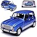 Produktbild Solido Renault R4 4L GTL 5 Clan Türer Blau Metallic 1961-1992 1/18 Modell Auto mit individiuellem Wunschkennzeichen