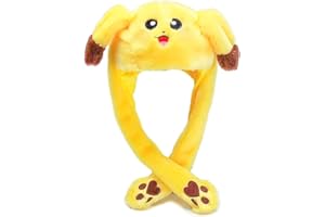 BOOSHMall Cappello Coniglio con Orecchie che si Muovono, Carino Cappello Peluche Coniglietto, Divertenti Cappelli di Coniglio per Donne e Ragazze, per Cosplay, Natale, Festa di Festa