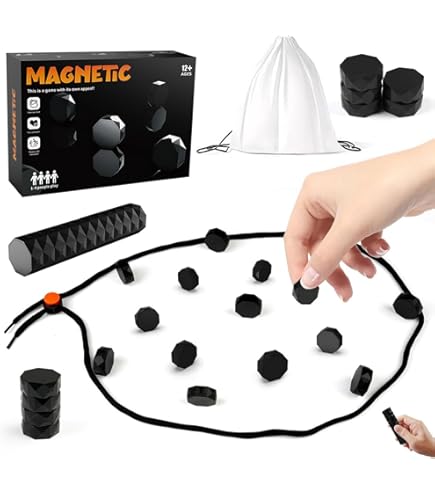 Magnetspiel – Magnetisches Schach/Strategiespiel, Reisespiel Für Familie, Camping, Partys, Kinder Ab 14 Jahren