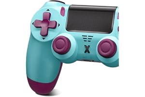 Renifan Wireless Controller for PS-4, Controller Wireless for PS-4/Pro/Slim/PC, Bluetooth Gamepad Joystick with Dual Vibration Touch Panel 3.5mm Audio Jack Six-Axis