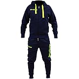 Tuta Givova PS_LF21 Cotone Felpato Con Cappuccio Fitness Relax Training Calcio Volley Basket