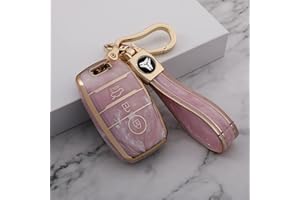 ontto Tie-dye pokrowiec na kluczyki samochodowe z TPU pasuje do Kia Ceed Optima Rio Sorento Soul Sportage Smart Key Case Brelok bez klucza wejście zdalny brelok do kluczy akcesoria różowy