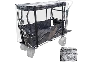 Tutamaz Bollerwagen Regenschutz Regenverdeck Universal,Campingwagen Regenschutz Bollerwagen,Regenschutz Transparenter Regenverdec,Universal klappbaren Bollerwagen Regenschutz,Wagon-Regenschutz,Garten