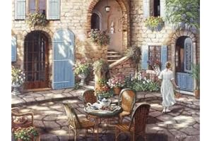 MAX STITCH DESIGN In The Morning Breeze - Kit de punto de cruz de algodón supergrande, 14 unidades, 400 x 300 puntadas, 72 x 54 cm, kit de punto de cruz de algodón