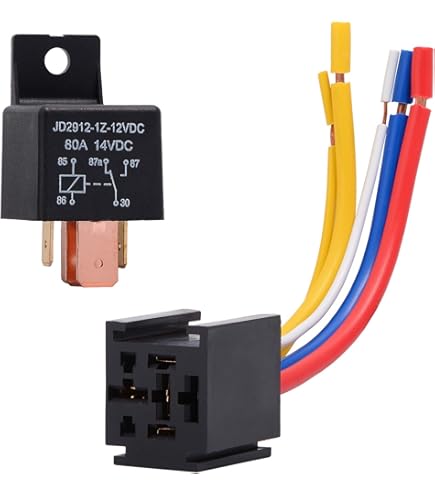 Relè 12V 40A Impermeabile Per Auto E Barche - Confezione Da 2 Pezzi Con Socket - Foto 8