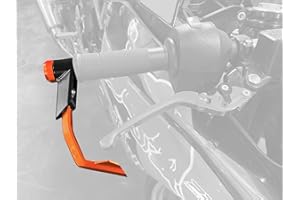 FULLIBARS Paramani Moto Universale Alluminio 7/8" 22mm Semimanubri Protezioni Manubrio,per Leve freni Leve frizione Controls Grips Yamaha Suzuki Ducati Honda Paramani Motocross Universali Arancione