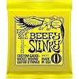 Ernie Ball Beefy Slinky Electric Guitar Strings - includes 6 free plectrums