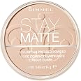 Rimmel London Stay Matte Puder – 010 Warm Honey, 14 G, Mattierend & ölfrei, Für Langanhaltenden Matten Look
