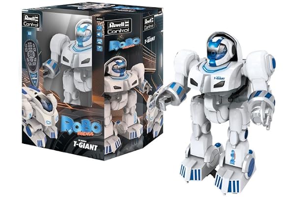 Revell Control 24700 RC Robot transformant T-Giant I avec Fonctions Dance Slide & Transform I Programmable I avec contrôle Infrarouge précis I 45 cm de Hauteur