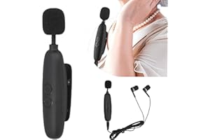 Jectse Kulak Ses Amplifikatörü, Şarj Edilebilir Gürültü Azaltma Ses arttırıcı cihazı yakalı Klipsli Ayarlanabilir Ses Kontrol