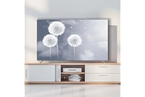 VBVARV Copertura della Polvere TV Panno in Microfibra in Poliestere Facile da Coprire Il Tuo Stile TV