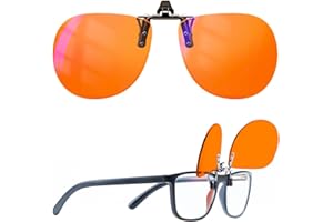 Goiteia Blue Light Filter 380-500 nm, Lunettes à Clip, Accessoires Pour Jeux Vidéo et ESports