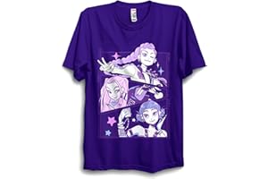 GENERIC Kids Girls Demon Hunter T-Shirt – Kids Short Sleeve Summer Cotton Top – Casual K-Pop Inspired Graphic Tee UK