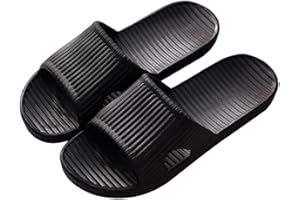 Rojeam Unisex Sliders Non-Slip Quick Dry Shower Slippers House Sandals for Indoor & Outdoor Bathroom Garden Pool