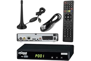 netshop 25 Set: Comag SL65T2 DVB-T2 Receiver (3 Monate FREENET TV) HDMI Kabel, HDTV, PVR Ready, HD USB Mediaplayer, HDMI & SCART Ausgang, schwarz